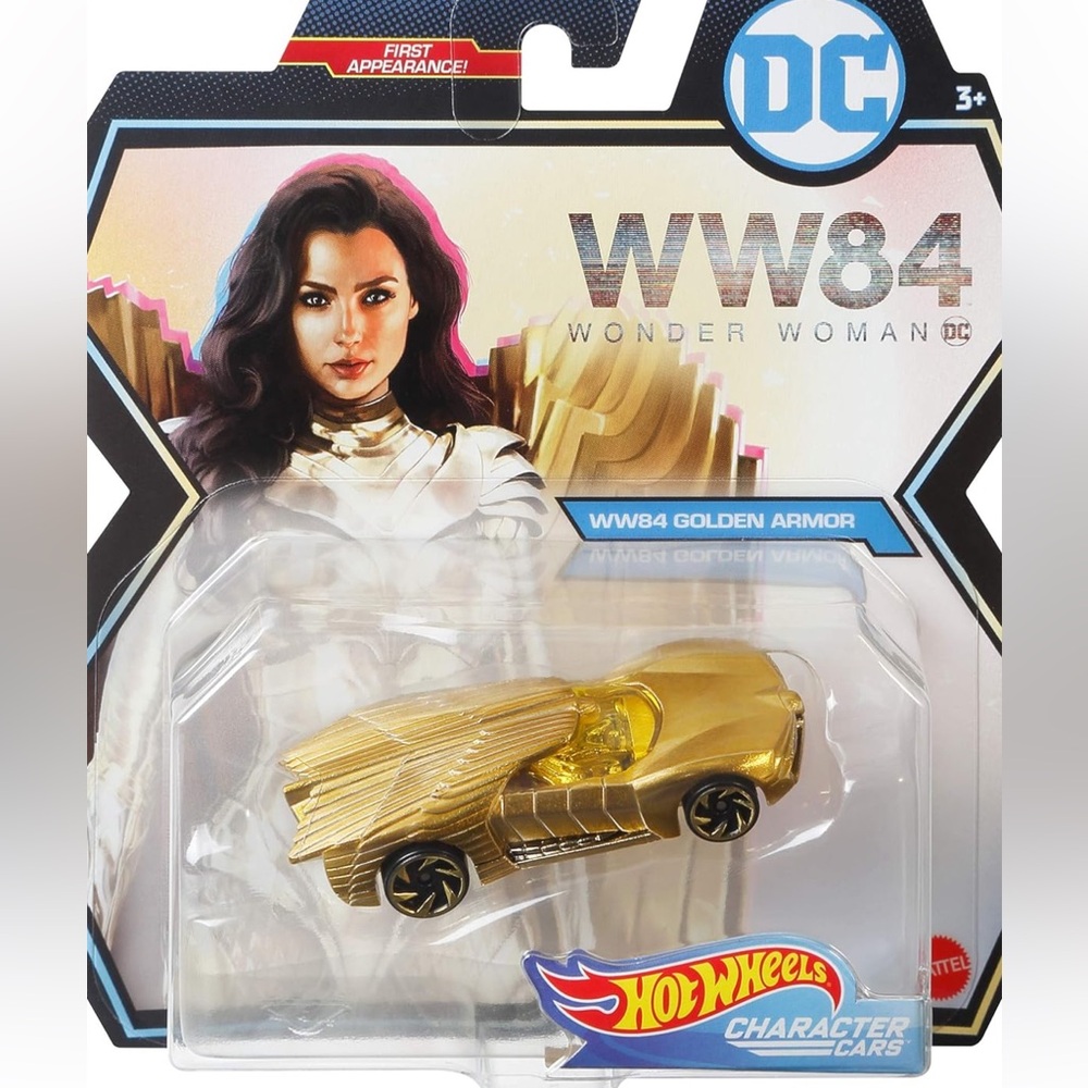 DC WW84 Golden Armor Collectible Car